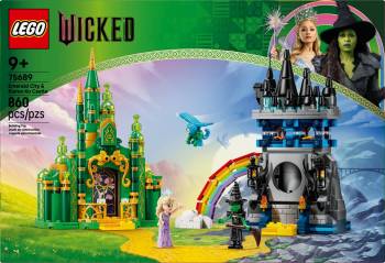 LEG75689 LEGO Wicked Emerald City & Kiamo Ko Castle Playset 860pcs