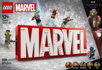 LEG76313 LEGO Super Heroes Marvel: MARVEL Logo & Minifigures 931pcs