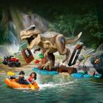 LEG76975 LEGO Jurassic World T-Rex River Escape Dinosaur Figure 199pcs