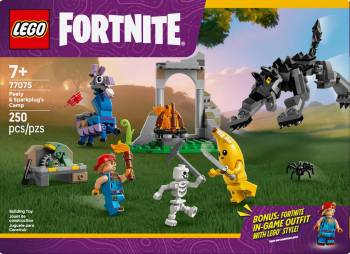 LEG77075LEGO Fortnite Peely & Sparkplug's Camp Building Set 250pcs