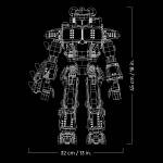 LEG77078 LEGO Fortnite Mecha Team Leader Building Set 2503pcs