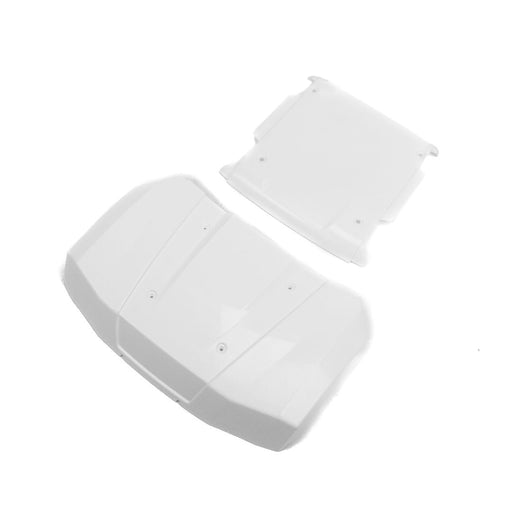 LOS-3649 Losi Body Panel, Hood and Roof, White: 5IVE-T 3.0