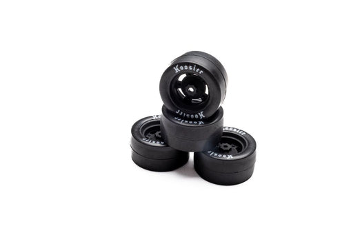 LOS-3779 Losi Hoosier Mounted Tires, Medium (4): GROM ALM