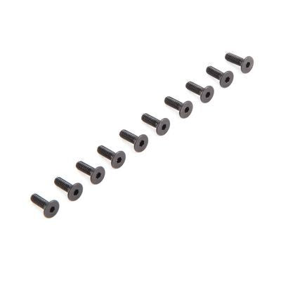 LOS-3817 Losi Flat Head Screws M2.5 x 8mm (10)