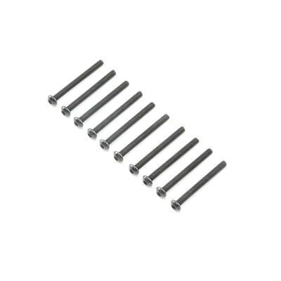 LOS-3824 Losi Button Head Screws M3x30mm (10)