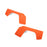 LOS-4011 Losi Body Panel, Rear Fender, L/R, Flo Orange: 5IVE-T 3.0