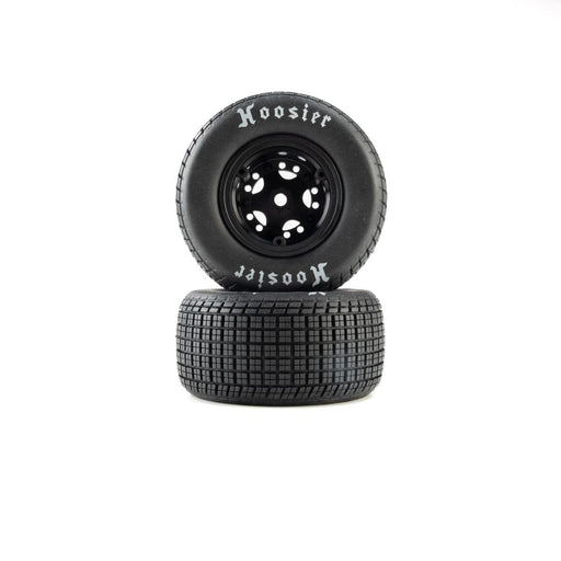 LOS-4237 Losi 22S DLM Hoosier Tires Medium Mounted (2) - Black