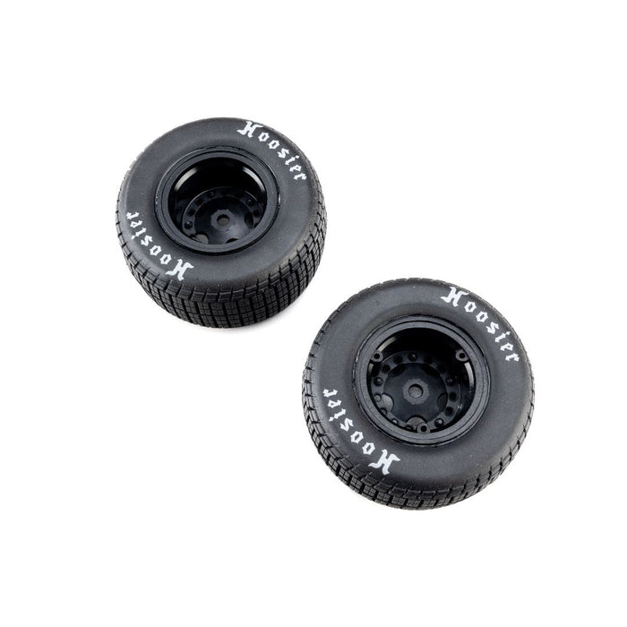 LOS-4247 Losi 22S DLM Hoosier Tires Soft Mounted (2) - Black