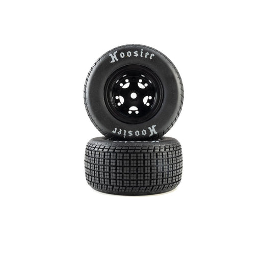 LOS-4247 Losi 22S DLM Hoosier Tires Soft Mounted (2) - Black