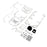 LOS-4252 Losi 22S DLM Body Cage Set - White