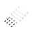 LOS-4254 Losi 22S DLM Support Strut Set - White