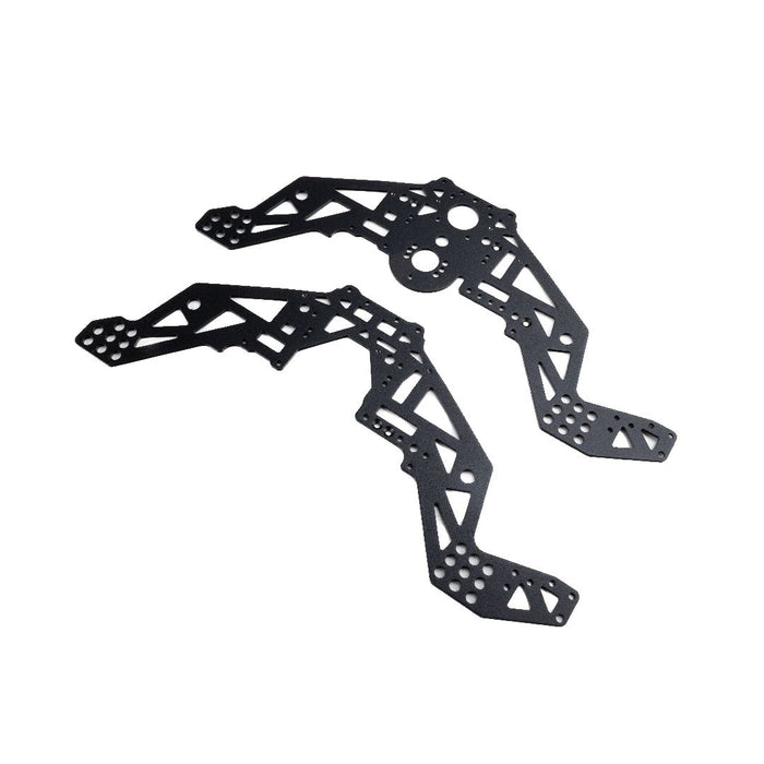 LOS-4456 Losi Chassis Plate Set V3: Mini LMT (Sparkle Smash Only) - Black