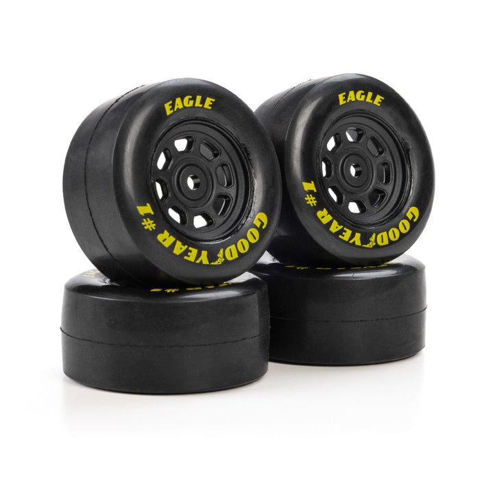 LOS-4566 Losi NASCAR GROM Goodyear Eagle Gen 4 Stock Mounted Tires (4)