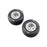 LOS-4641 Losi Hoosier Tires, Soft, Mounted, Satin Aluminum 22S DLM (2)