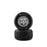 LOS-4642 Losi Hoosier Tires, Medium, Mounted, Satin Aluminum 22S DLM (2)