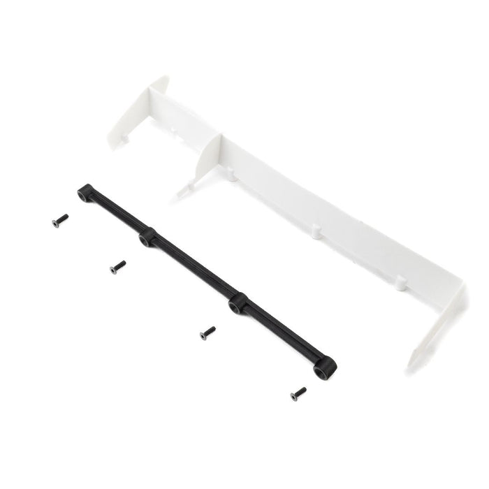 LOS-4695 Losi Rear Spoiler Set: 22S DLM - White