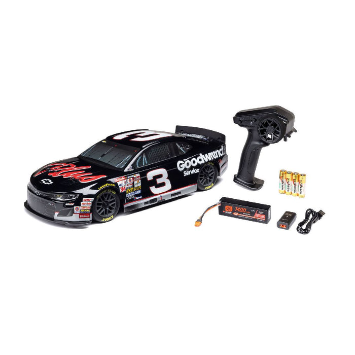 LOSF1122503 Losi 1/12 NASCAR RCR No. 3 GM Goodwrench ZL1 - Black