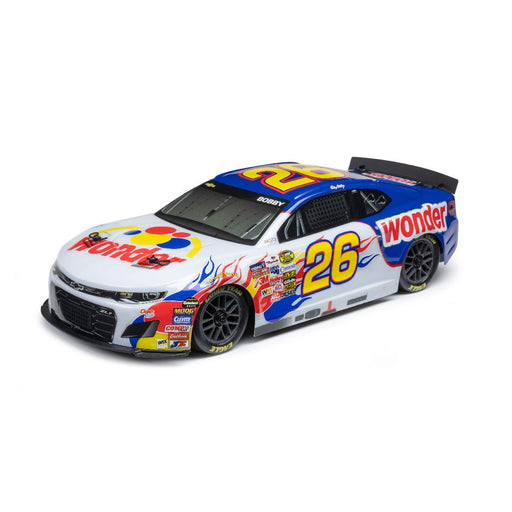LOSF1122626 Losi 1/12 NASCAR Ricky Bobby #26 Wonder Bread Chevrolet ZL1 RTR (FOR A EXTRA BATTERY PLEASE ORDER SPMX142S30H2)