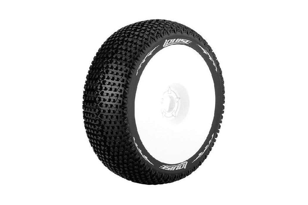 LOULT3104SW Louise R/C B-Turbo 1/8 Buggy on White Wheels (2)