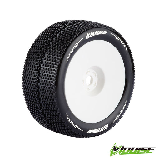 LOULT3112SWH Louise R/C T-Turbo 1/8 (Soft) 17mm 1/2" Offset on White Wheels(2