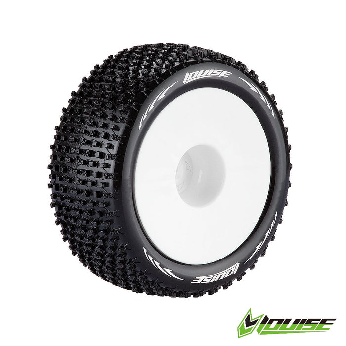 LOULT3134SWH Louise R/C T-Pirate 1/8 (Soft) 17mm 12" Offset on White Wheels(2