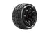 LOULT3188SB Louise R/C ST-Rocket 2.2"-12mm Hex Black Wheels (Front/Rear)(2)