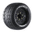 LOULT3201SX Louise R/C MT-Rocket 2.8" Removable Hex Black Whls 4.6" OD(2)