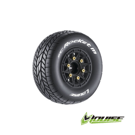 LOULT3228SB Louise R/C SC-Rocket M 1/10 (Soft) 12, 14, 17mm on Black Wheel