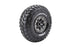 LOULT3235VBC Louise R/C CR-Griffin 2.2"-12mm Hex Black/Chrome Wheels (2)