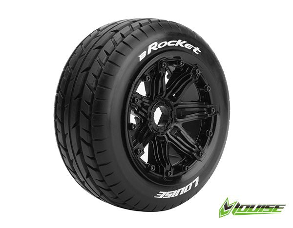 LOULT3266B Louise R/C B-Rocket 1/5 (Sport) 24mm on Black Wheel (2) (Front)