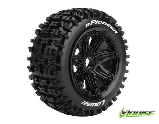 LOULT3267B Louise R/C B-Pioneer 1/5 (Sport) 24mm on Black Wheel (2)(Front)