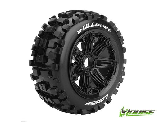 LOULT3268B Louise R/C B-ulldoze 1/5 (Sport) 24mm on Black Wheel (2)(Front)
