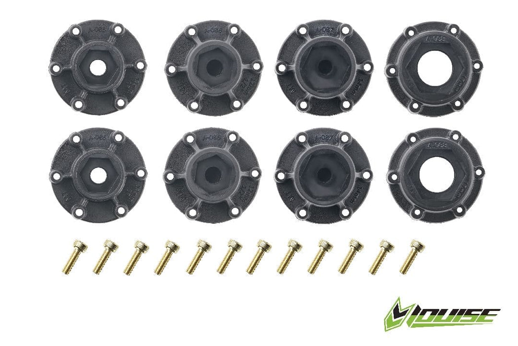 LOULT3274SX Louise R/C MT-Mcross 2.8" Removable Hex Black Whls 4.9" OD(2)