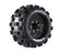 LOULT3274SX Louise R/C MT-Mcross 2.8" Removable Hex Black Whls 4.9" OD(2)