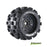 LOULT3276X Louise R/C MT-Mcross 3.8" Removable Hex Black Whls 6.9" OD(2)
