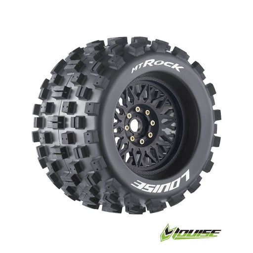 LOULT3277X Louise R/C MT-Rock 3.8" Removable Hex Black Whls 6.8" OD(2)