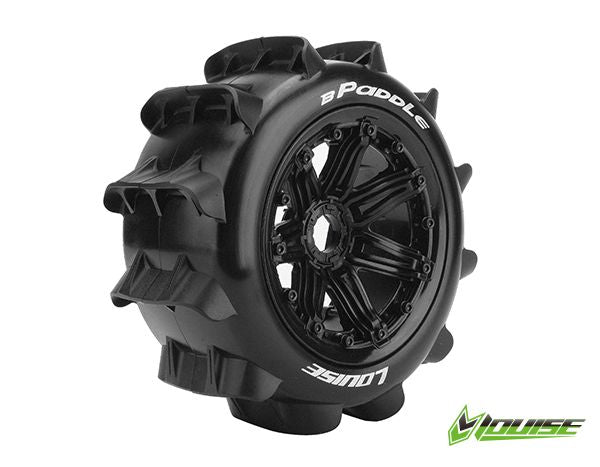 LOULT3280B Louise R/C B-Paddle 1/5 (Sport) 24mm on Black Wheel (2) (Rear)