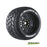 LOULT3320X Louise R/C MT-Rocket 3.8" Removable Hex Black Whls 6.5" OD(2)