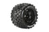 LOULT3322BH Louise R/C MT-Uphill 3.8"-1/2" Offset,17mm Hex Black Wheels(2)