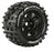 LOULT3325BH Louise R/C ST-Pioneer 3.8"-1/2" Offset,17mm Hex Black Wheels(2)