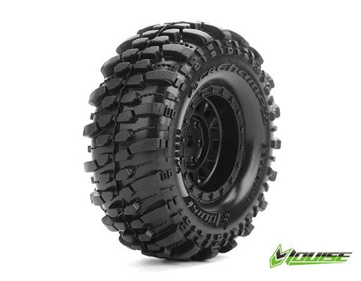 LOULT3366VB Louise R/C 1.0" CR-Champ (Super Soft) 7mm on Black (2)(F/R)