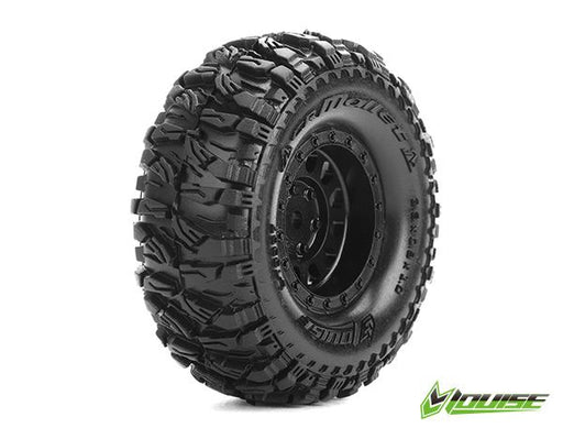 LOULT3367VB Louise R/C 1.0" CR-Mallet (Super Soft) 7mm on Black (2)(F/R)