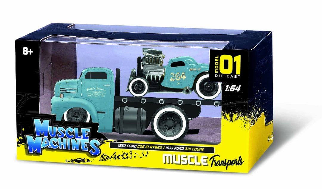 MAI11532 Maisto 1/64 Muscle Machines Muscle Transports Asmt. (12 Pack)