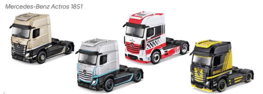 MAI12389 Maisto 1/64 DES Custom Rigs (12 Pack)
