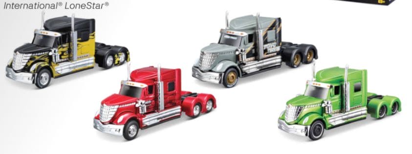 MAI12389 Maisto 1/64 DES Custom Rigs (12 Pack)