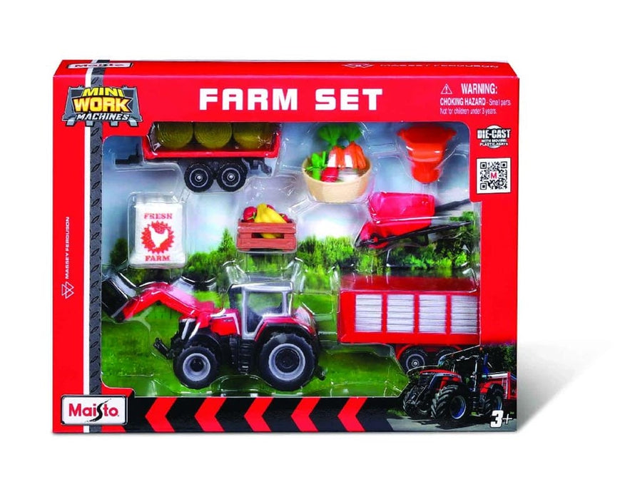 MAI12564 Maisto Mini Work Machines Farm Gift Set (12 Pack)