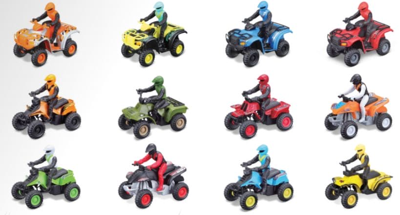 MAI15026 Maisto ATV's Asmt. (24 Pack)