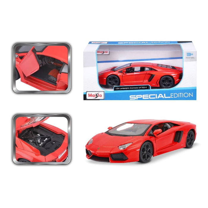 MAI31210 Maisto 1/24 SE Lamborghini Aventador LP 700-4 (Metallic Orange)