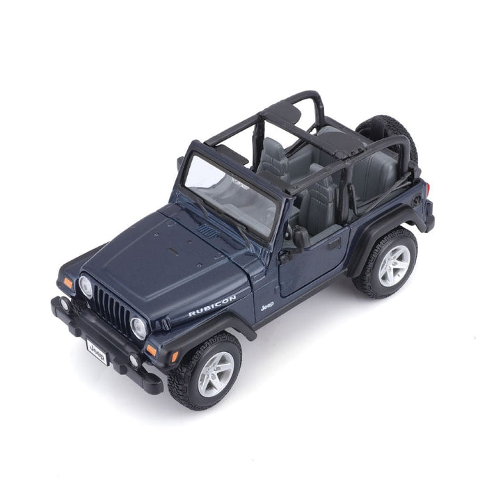 MAI31245 Maisto 1/27 SE Jeep Wrangler Rubicon (Metallic Blue)