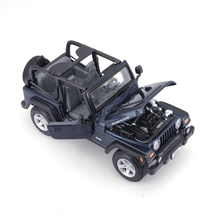 MAI31245 Maisto 1/27 SE Jeep Wrangler Rubicon (Metallic Blue)